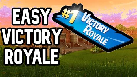 Fortnite Easy Victory Royale I Fortnite Moments Youtube