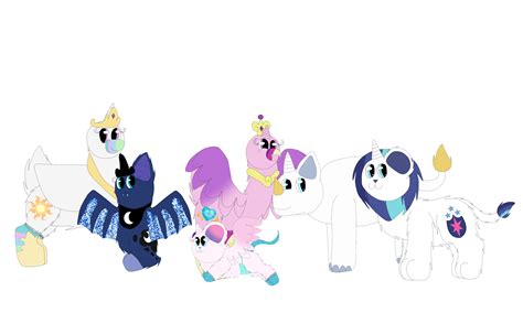 Mlp Royalty As Animals By Meghan12345 On Deviantart