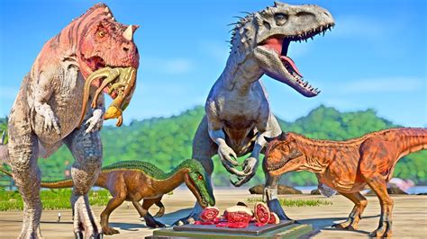 Jurassic World Camp Cretaceous Dinosaurs Fighting