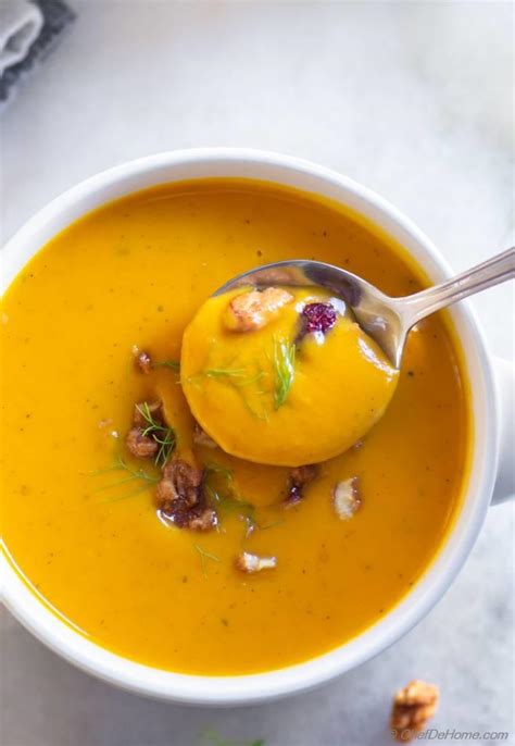 Creamy Curried Sweet Potato Soup With Coconut Milk Vegan Healthy