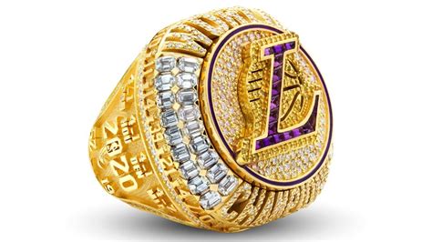 Los Angeles Lakers Championship Rings Pay Tribute To Kobe Bryant