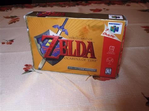 Legends Of Zelda Ocarina Of Time Gold Collectors Edition In Box