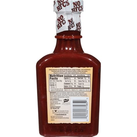 Cattlemen S Barbecue Sauce Nutrition Facts Besto Blog