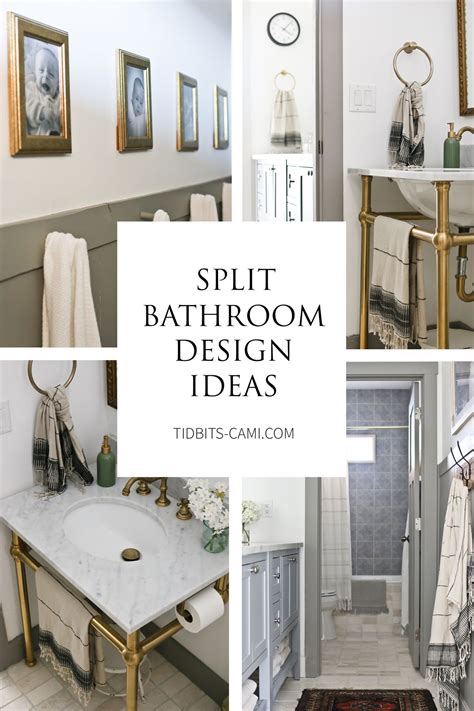 Split Bathroom Design Ideas And Bathroom Reveal