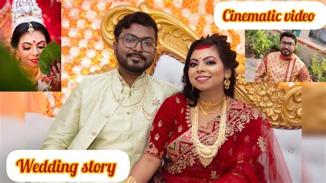 best bengali wedding ever cinematic video 😍 wedding highlights 👌 soumyadeep and aditi youtube