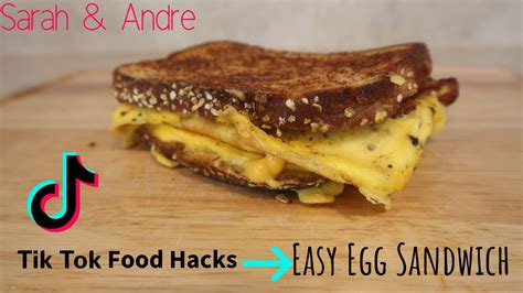 How To Make Viral Tiktok Egg Sandwich Youtube