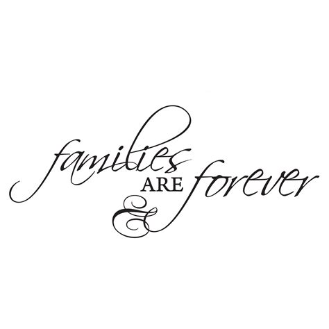 Families Are Forever Wall Quotes Decal