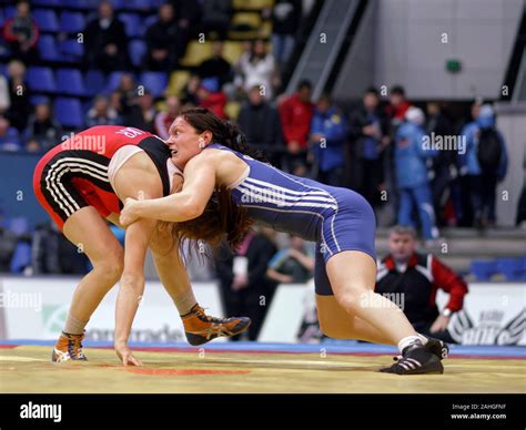 Female Wrestling Tournament High Resolution Stock Photography And
