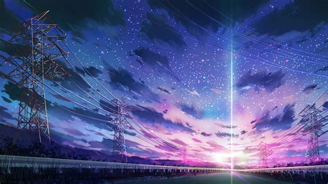 Anime Sunrise Scenery 4k 3840x2160 55 Wallpaper Pc De