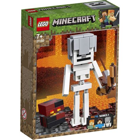 Lego Minecraft Skeleton Bigfig With Magma Cube 21150 Big W