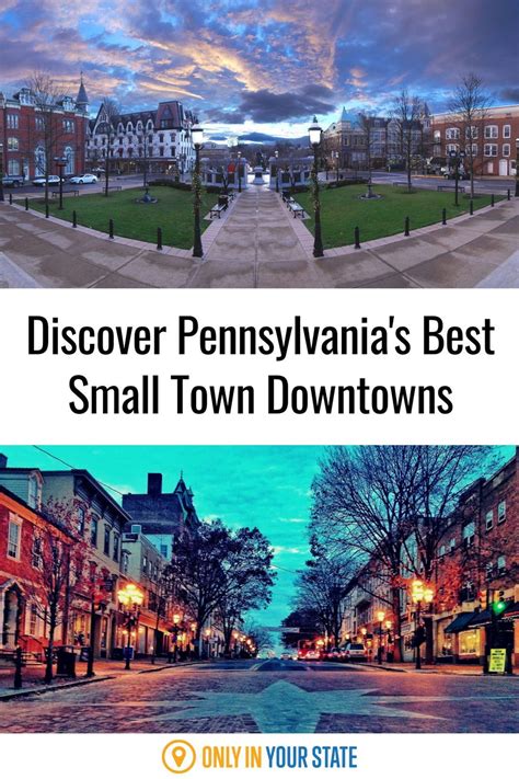 These Charming Small Towns In Pennsylvania Have The Best Downtowns And