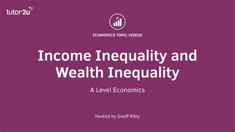 Income Inequality And Wealth Inequality I A Level And Ib Economics