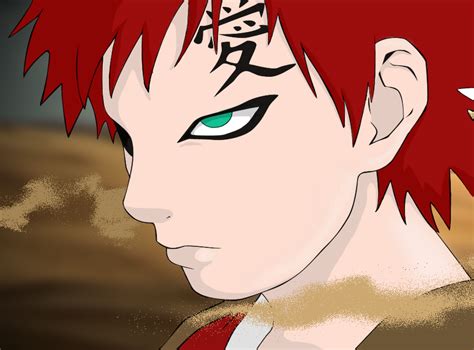 Gaara Line Art By Zimshaun On Deviantart