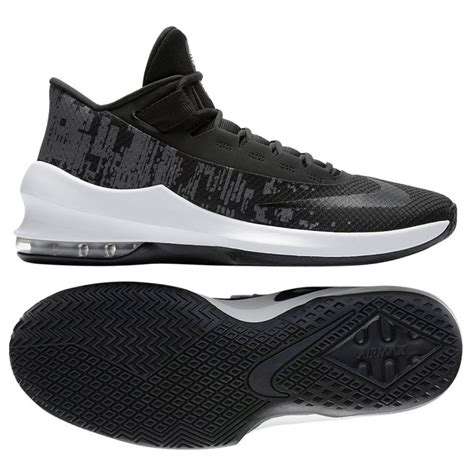Basketball Shoes Nike Air Max Infuriate 2 Mid M Aa7066 001 Black Black Keeshoes