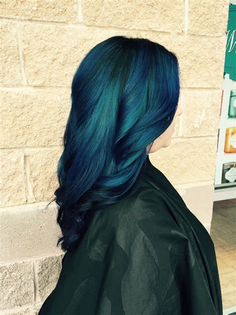 Blue Teal Melt Long Hair Styles Hair Styles Hair