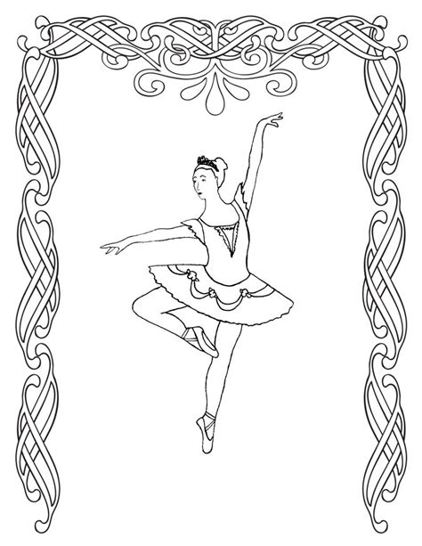 … printable angelina ballerina 7 coloring page; Free Printable Ballet Coloring Pages For Kids