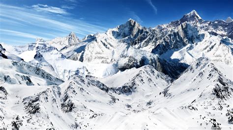 10 Most Popular Snowy Mountain Wallpaper Hd Full Hd 1920×1080 For Pc