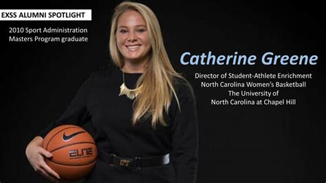 The focus of our online master in sports management program is to prepare and enable students to apply critical thinking and techniques to solve real problems related to the field of sports administration. EXSS Alumni Spotlight - Catherine Greene - 2010 Sport ...