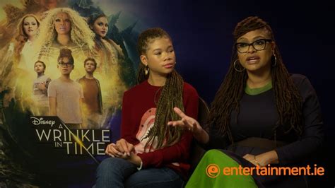 Storm Reid And Ava Duvernay On Making A Wrinkle In Time Youtube