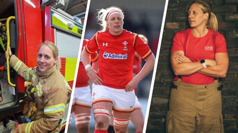 Welsh Rugby Union Wales And Regions Firefighter Rowe Has Burning