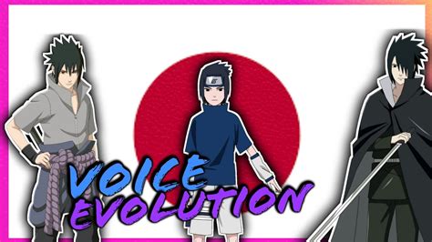 Evolution Of The Voice Of Sasuke Uchiha Noriaki Sugiyama 🇯🇵 Youtube