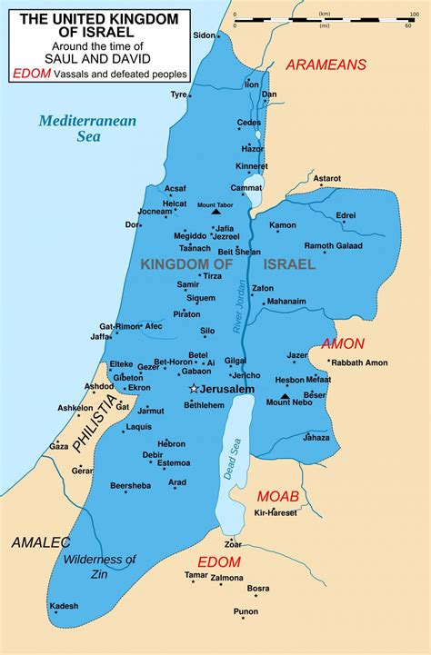 Old Map Of Israel Ancient And Historical Map Of Israel