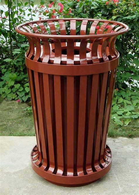 Commercial Outdoor Garbage Cans Toronto Sunperk Site Furnishings