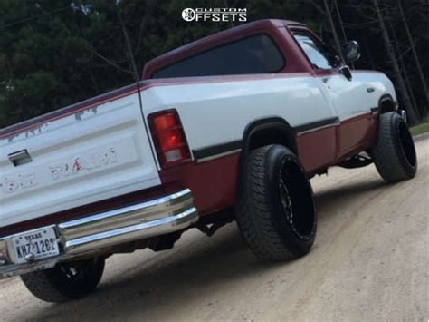 1991 Dodge D150 With 20x12 44 Dwg Offroad Dw14 And 30550r20 Atturo