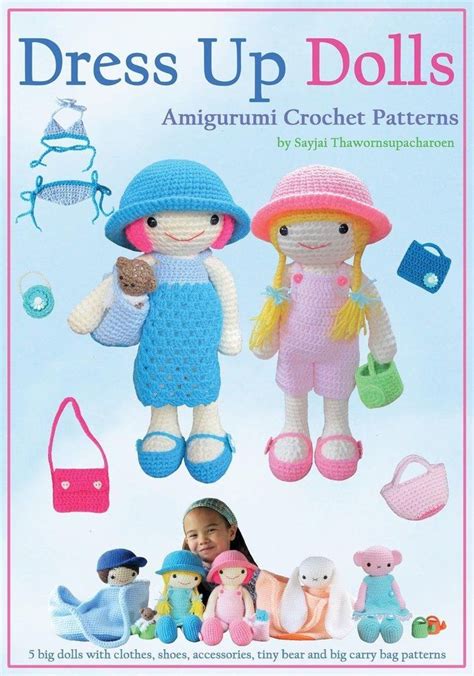 shop dress up dolls amigurumi crochet pattern at artsy sister ganchillo amigurumi patrones