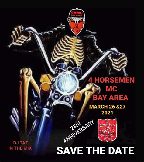 4 Horsemen Mc Bay Area 23rd Anniversary Flaming Knights Mc Nor Cal