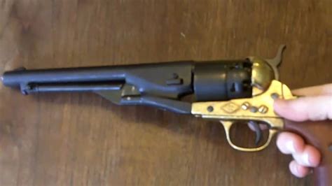 Denix 1860 Army Revolver Non Firing Replica Gun Youtube