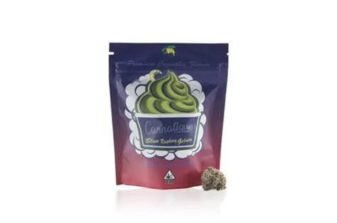 Blue Rasberry Gelato Cannatique Licenced Nyc Weed Delivery Green