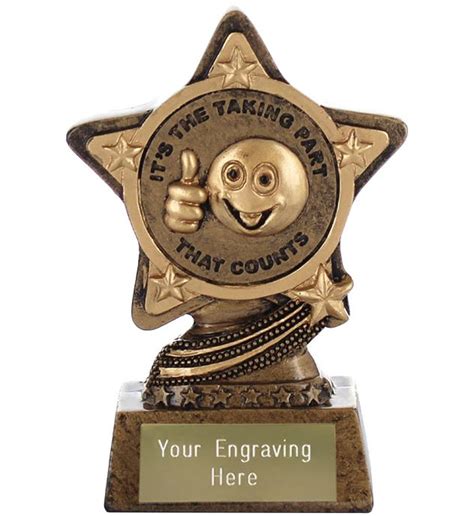 Participation Trophy By Infinity Stars 10cm 4