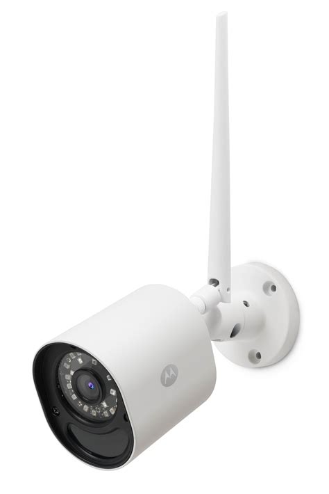 Motorola Focus 72 Hd Wi Fi Outdoor Video Camera Wzoommic White