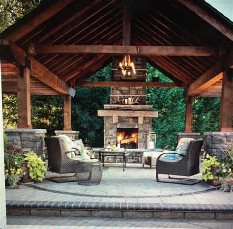 do it yourself outdoor stone fireplace outdoor stone fireplace kit traditional landscape
