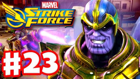 Marvel Strike Force Gameplay Walkthrough Part 23 Thanos Youtube
