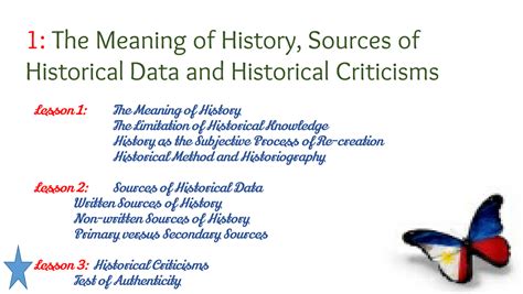 003 Ppt Gec102 Historical Criticism 1 The Meaning Of History