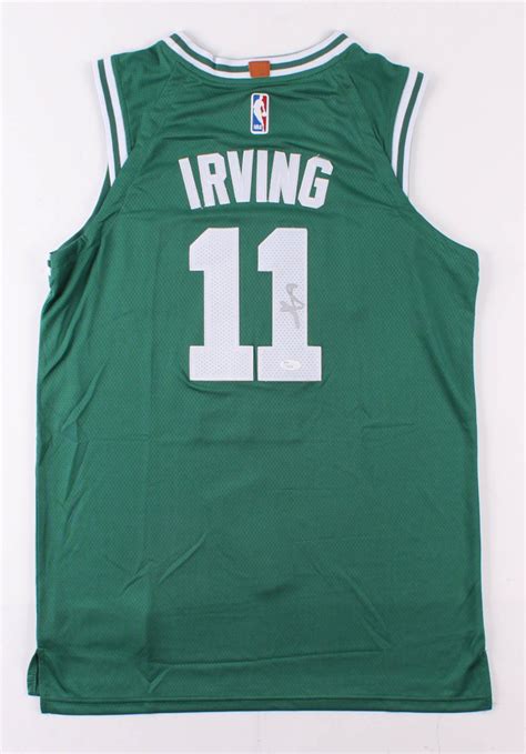 Brooklyn nets kyrie irving nike blue 2020/21 nba swingman jersey classic edition. Kyrie Irving Signed Boston Celtics Jersey (JSA COA ...