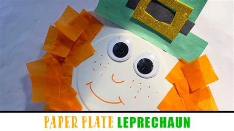 Easy Paper Plate Leprechaun Craft For Toddlers Happy Toddler Playtime