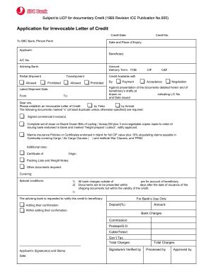 À tout moment, où que vous soyez, sur tous vos appareils. Letter of credit form - Fill Out and Sign Printable PDF Template | SignNow