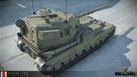 Fv215b 183 Hd Renders The Armored Patrol