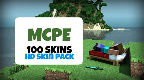 Minecraft Pe Hd 100 Skin Pack Direct Download Youtube