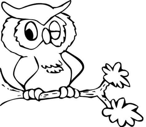 Cute Owl Coloring Pages Coloring Home