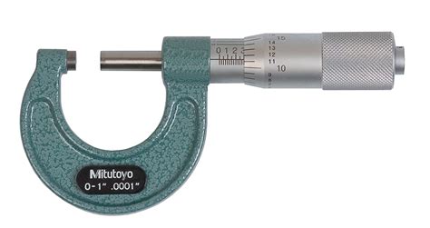 Mitutoyo 103 113 0 1 X 0001 Outside Micrometer Plain Thimble