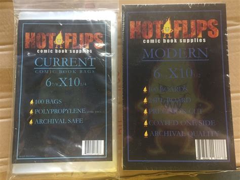 Comic bags resealable current size. 100 Current Comic Bags & Boards - Hot Flips