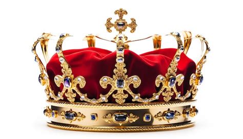 Premium Ai Image Isolated King Crown With Clipping Path