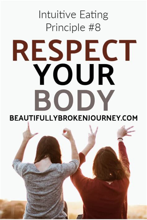 Intuitive Eating Principle 8 Respect Your Body Love Your Body Well