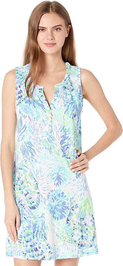 Lilly Pulitzer Essie Dress Multi Shell Of A Party Xxs Clothing Shoes