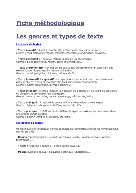 Genres Et Types De Textes Genres Récit Historique Roman Légende