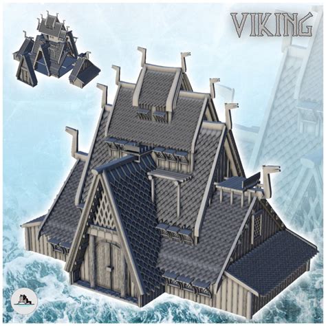 Hartolia Miniatures Viking Pagan Temple Stl File For 3d Printing
